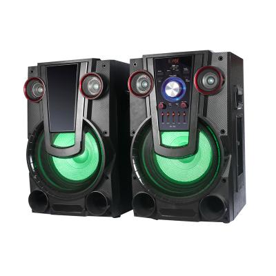 China Woofer with lights speaker type new model UF-1297 12inch stage speaker with battery for sale