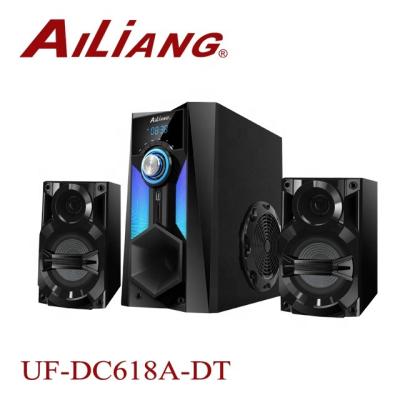 China AILIANG 2.1computer Subwoofer speaker with and fm UF-DC618A-DT/2.1 for sale