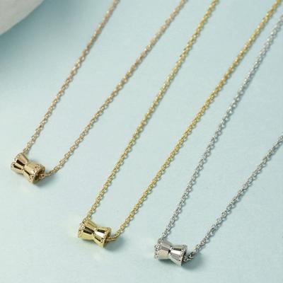 China High Quality Trendy Jewelry Trendy Personalized Unique Gold Plated Stainless Steel Hourglass Chain Necklace for sale