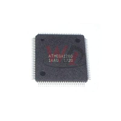 China New Standard Original ATMEGA1280-16AU Microcontroller 23 Bit Microcontroller Chip TQFP100 MCU for sale