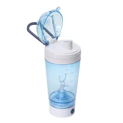 China Premium 400ML USB Shaker Protein Shaker Bottles Electric New Product Food Grade Custom Sport Battery Operated Plastic Viable Cup for sale