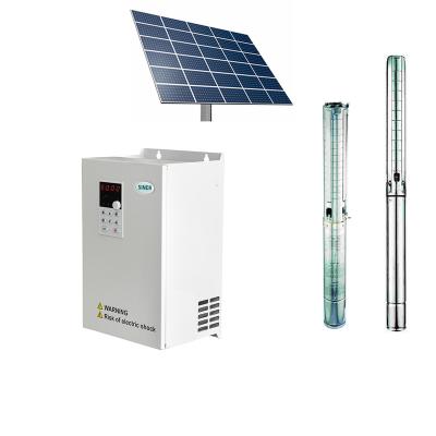 China All Single/3-phase Motors And Pumps 1-220KW Frequency Inverter 50Hz To 60Hz 3 Phase 380V AC Drive Frequency Converter VFD For Solar Water Pump System for sale