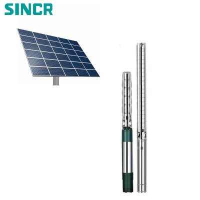 China Submersible 4inch 4SP Stainless steel solar water pump for sale