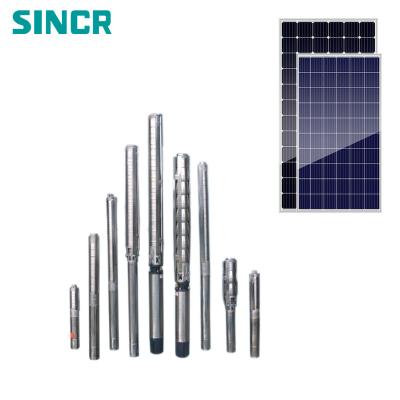 China Submersible 10inch 10SP Stainless steel solar water pump for sale