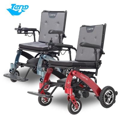 China Yuteng Power Wheelchair Flexible Wheelchairs Medical Equipment Aluminum Folding Power Wheelchair for sale