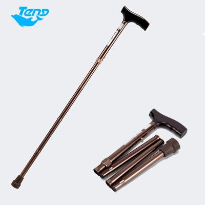 China Customized OEM Yuteng Crutch Portable Cane Use Lightweight Functional Medical Disabled Crutch Cane Folding Crutch for sale