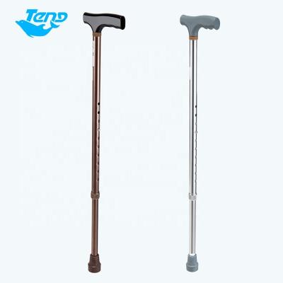 China Yuteng Customized Adjustable Lightweight Crutch Lightweight Medical Steel Cane Crutch Aluminum Alloy Walking Functional Crutch for sale