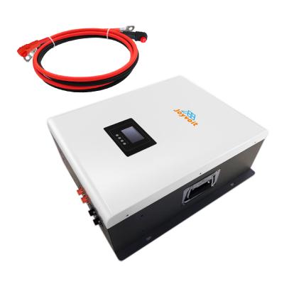 China SHIPS Supplier Power Wall 50Ah 2.56kwh Lithium Ion 51.2V LiFePO4 Battery Stable 6000 Cycles With Factory Price for sale