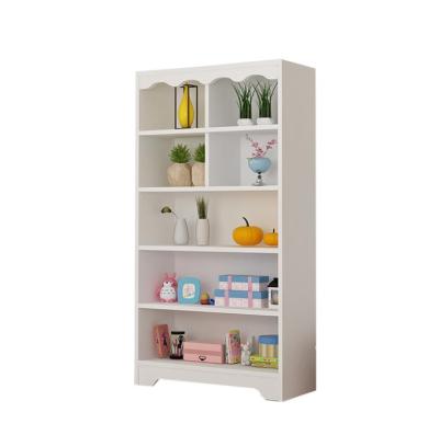 China Economic Simple Floor Shelf Living Room Storage Cabinet (Height) Adjustable Children's Shelf for sale