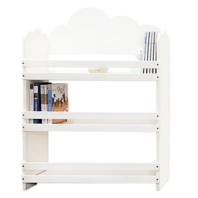 China Traditional New Design Wooden Cloud Book Storage Shelf For Kids Room for sale