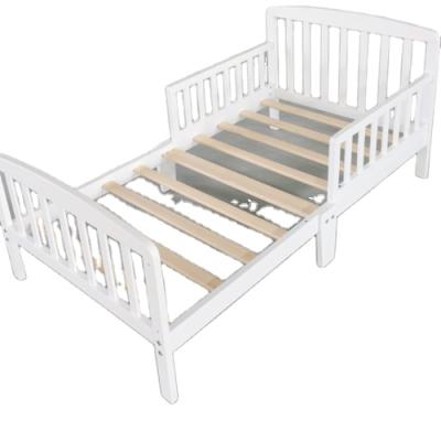 China Hot Selling Eco-friendly Materials Kids Furniture Plywood Toddler Bed White Beds for sale