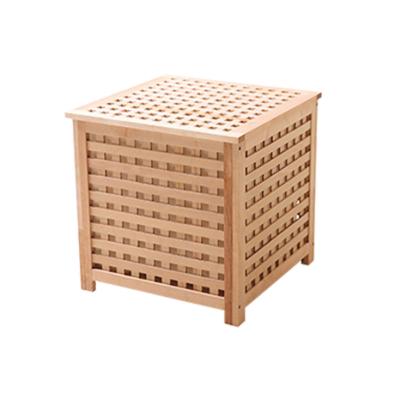 China INS Furniture Grid Storage Cabinet Solid Wood Laundry Hamper or Traditional Bedside Table for sale