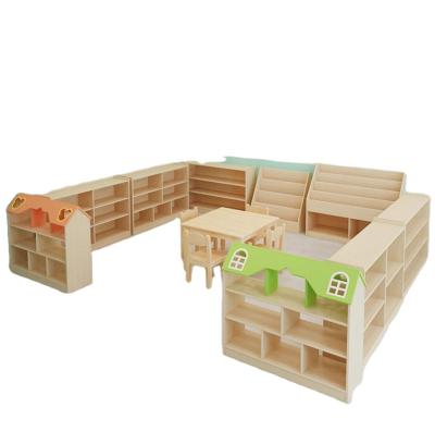 China Environmental Protection Kindergarten Cabinet Children's Storage Cabinet Toy Cabinet for sale