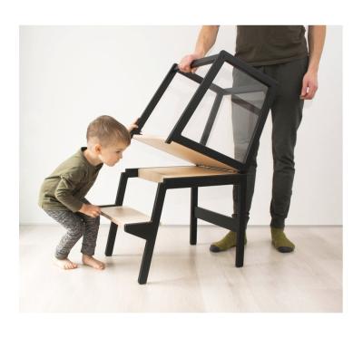 China Adjustable (Height) Vending Foldable Wooden Kitchen Step Stool For Kids for sale