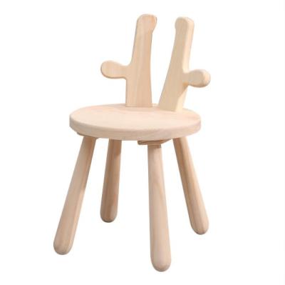 China The creative solid wood stools CIA cartoon coffee table stool wooden stools for chlidren for sale