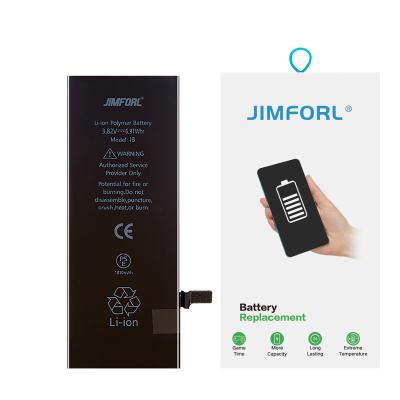 China Mobile phone original all new iphone 6 replacement battery supplier wholesale supplier with TI IC and total capacity 1810mAh o cell cycle for sale