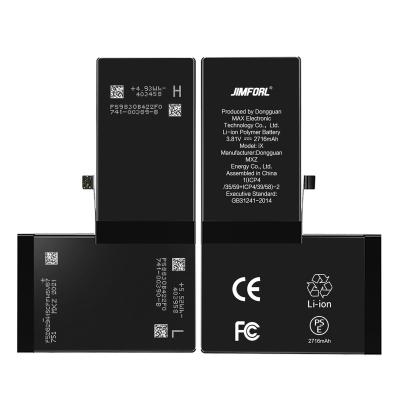 China Internal Mobile Phone Battery 100% Full Capacity Mobile Phone Replacement for iphone Xr Xs max battery bateria for sale