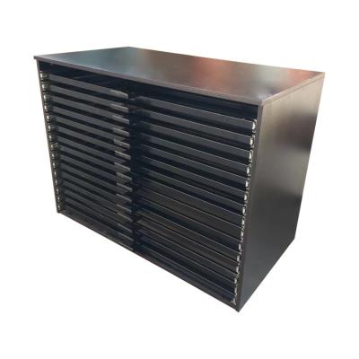 China 2020 New Design Metal And Wood Tiles Show Rack Exhibition Tools Drawer Cabinet C015 for sale