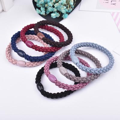 China Fashion factory wholesale women girls thin elastic hair ties hair accessories hair base elastic band for sale