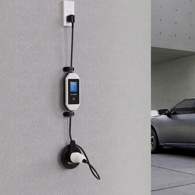 China AC Home Charging Level2 Home Use 3.5kw IP55 Type2 Mobile Electric Vehicle Portable High Quality Competitive Price EV Charger EU for sale