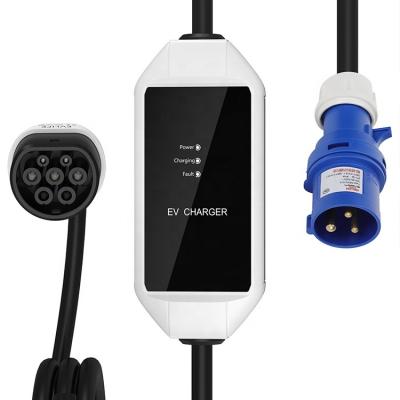 China Electric Vehicle FAST Charging Type 1 7KW Hot Selling Fast Electric Car EV Charger Adjustable Current 3.5KW Portable EV Charger for sale