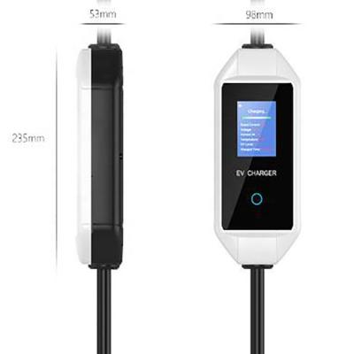 China Emergency Power Supply Wholesale Price Adjustable Current Versatile Power Options 3.5KW 7KW Emergency EV Portable Charger for sale