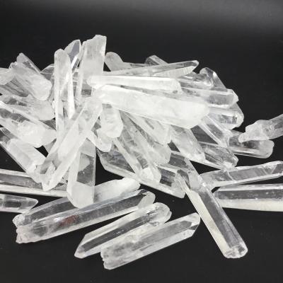 China Wholesale High Quality Natural Rough Point China Clear Quartz Crystal Raw Specimen for sale