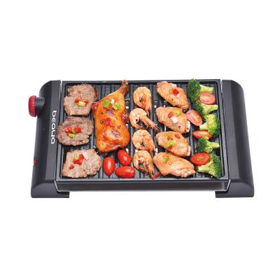 China Garage 800w New Design Korea BBQ Indoor Electric Grill With Nonstick Pan for sale