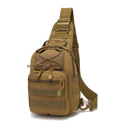 China Multi-functional Camouflage Field Sports Pack Adjustable Shoulder Strap Polyester Tactical Chest Backpack Mount Hanging Bag for sale