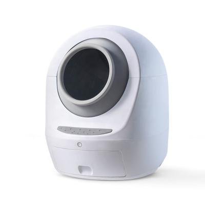 China Large Cat Toilet Self Cleaning Automatic Sterilized Smart Sustainable Luxury Cat Litter Box for sale