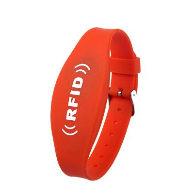 China Other High Quality Custom Nfc Wristband Silicone Rfid Rubber Wristband For Swimming Poor for sale