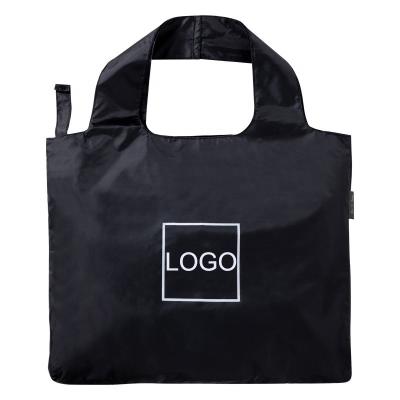 China Logo Canvas Oxford Reusable Lifestyle Customization Printed Folding Bags Food Shopping Storage Bags Foldable Shopping Tote Bag for sale