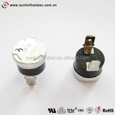 China 2015 High Quality Household Limit Thermostat / KSD301 Bimetal Thermostat for sale