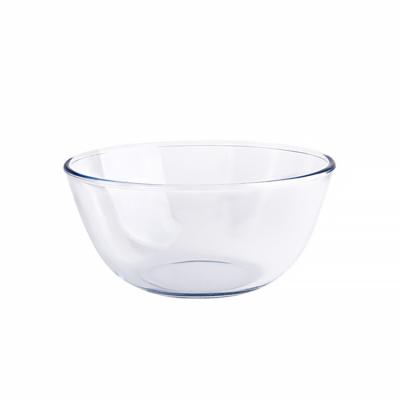 China Sustainable New Life Eco-friendly Glass Storage Container Salad Bowl Fruit Bowl Set Bowls With Customized Lid for sale