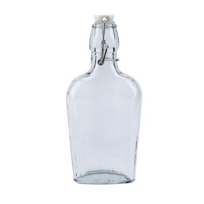 China Wholesale 8oz Bottle Glass Wine Bottle Glass Viable Clear Glass Drinking Bottle Supplier for sale