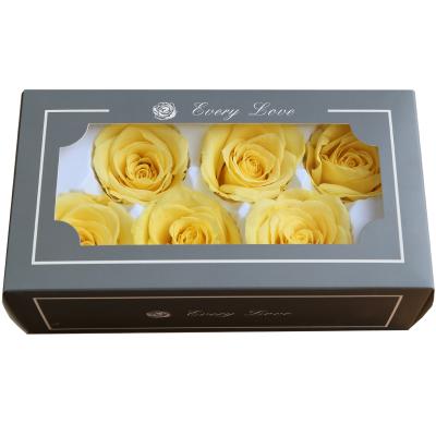 China 2020 Wholesale Realistic 5-6cm Kunming Natural Preserved Roses Bud In Box for sale