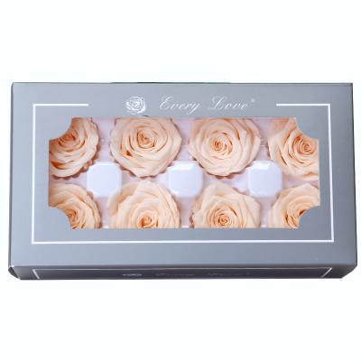 China Wholesale Natual Eternal Contact Gift Forever Preserved Rose Buds In Gift Box 2020 4-5cm for sale