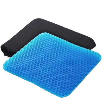 China Breathable Car Seat Summer Gel Cushion Chair Pads with Mesh Seat Cover for Back Decompression Tailbone Pain - Home Office Chair for sale