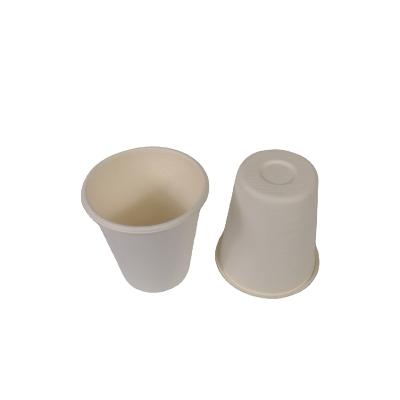 China Minimalist Degradable Bagasse Paper Cup Compartment Cup Holder Cup Lid For Party Camping for sale