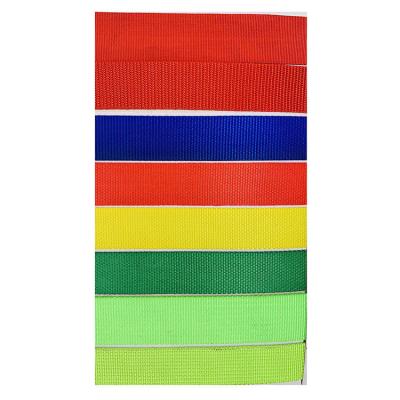 China Jacquard Woven Logo Nylon Webbing Strap Cotton PP Polypropylene Polyester Webbing Tape Eco-friendly Sustainable for sale