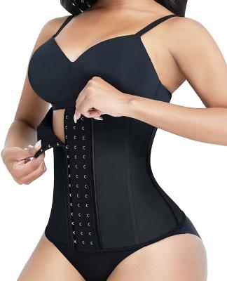 China Antibacterial Waist Trainer For Women Latex Corset Waist Cincher Workout Belt Hourglass Body Shaper for sale