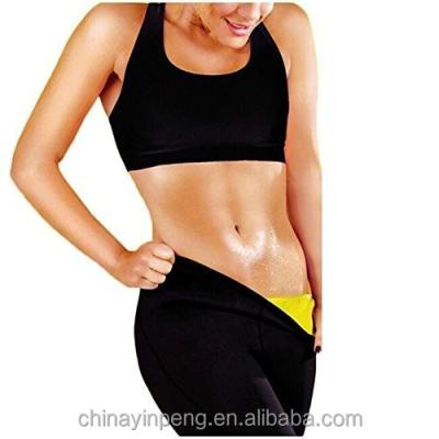 China Antibacterial Hot Women Slimming Capri Shapers Thermo Hot Yoga Sweat Sauna Weight Loss Pants YH061 for sale