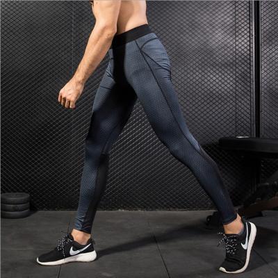 China Fashion Quick-Drying Gym Wear Men 3D Print Fitness Workout Antibacterial Sports Gaiters for sale