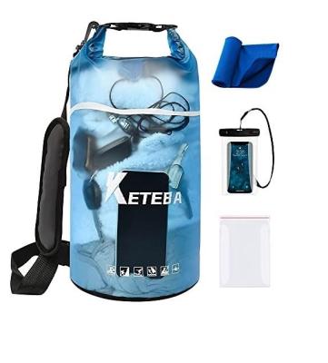 China Newest Design Fashion PVC Tarpaulin Waterproof Dry Bag Backpack With Strap for sale