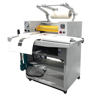 China Glossy A3 A4 Hydraulic Laminating & Matte Laminating Oil Heating Laminator Machine for sale