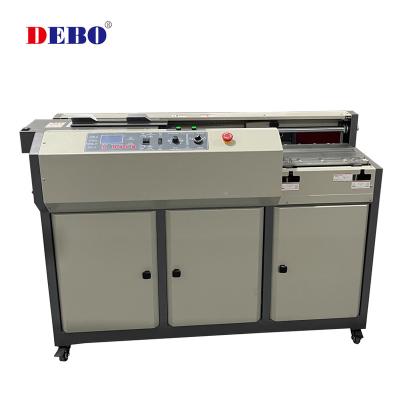 China A3 A4 330mm Autobind Flat Layer Perfect Hot Melt Glue Binding Machine for sale