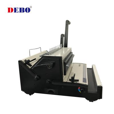 China Binding Special Design A4/a3/fc Paper Widely Used Books Office Fully 26 Sheets 3:1 Wire O Wire Binding Machine for sale