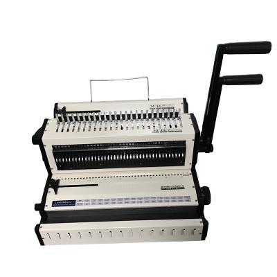 China Widely Used Design A4 A3 Paper Binding Special FC Books Desktop Fully 26 Sheet 3:1 Wire O Binding Machine for sale