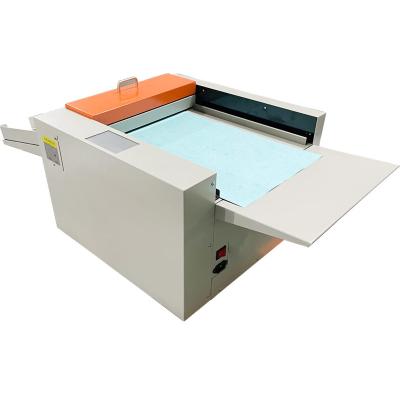 China Building Material Shops Cheap Desktop Electric Paper Creasing Dotted Line Punching 330mm Sheet Machine for sale