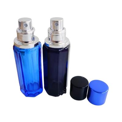 Κίνα refillable perfume spray bottle 25ml  recycled glass bottles black blue red pink green cap plastic and metal roll frog προς πώληση